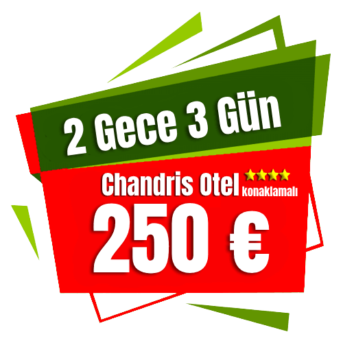 2 gece 3 gün chandris otel konaklamalı
