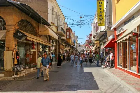 sakız adası ana çarşı